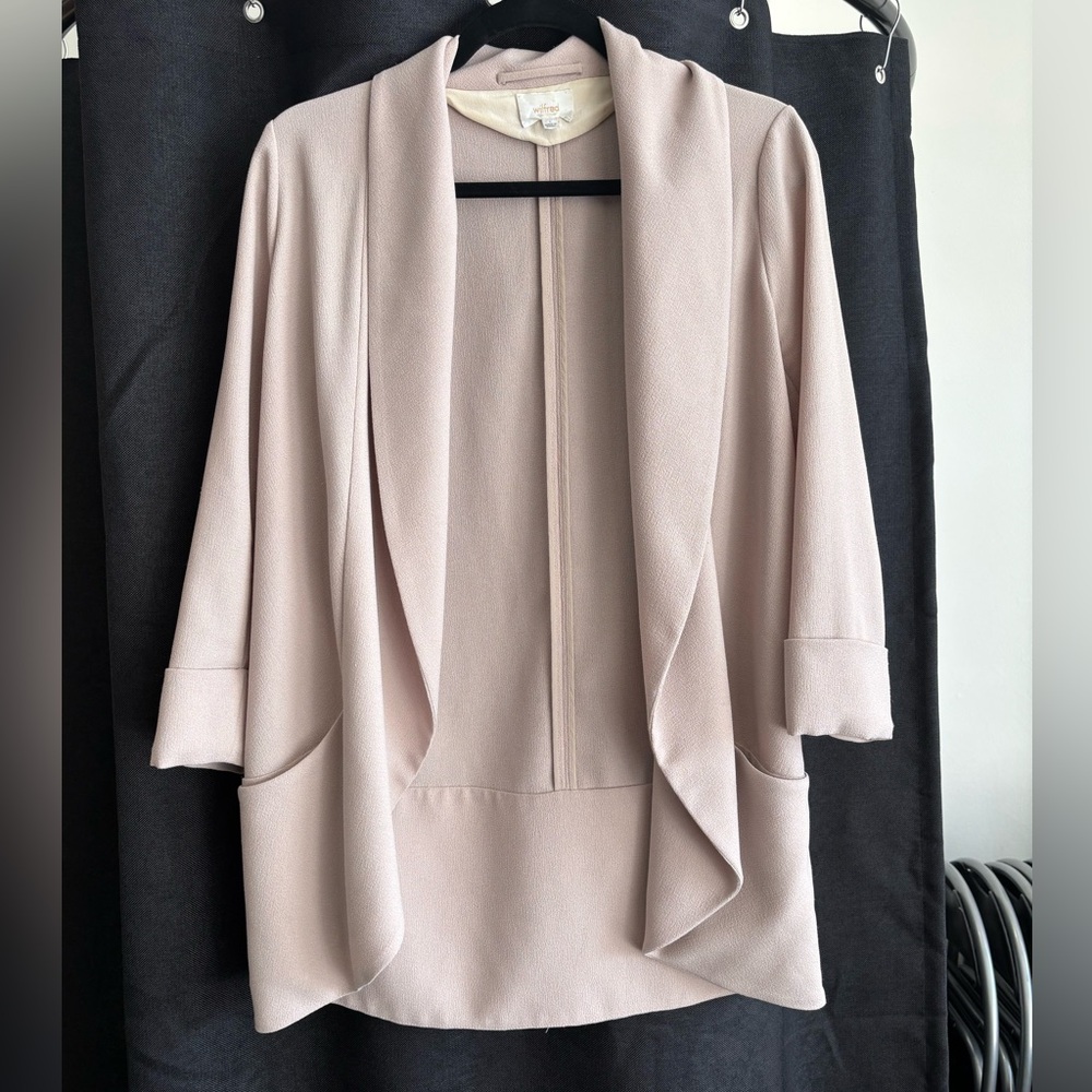 Vintage Wildfred • Cream Open Front Jacket